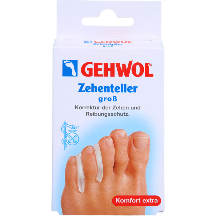 GEHWOL Polymer-Gel Zehenteiler groß, 3 pc Séparateur d'orteils