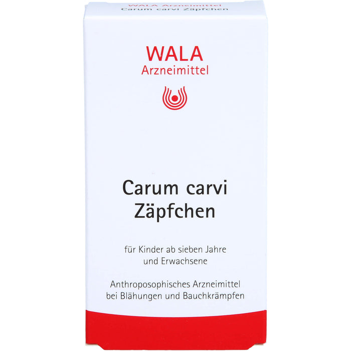 WALA Carum carvi Zäpfchen bei Blähungen und Bauchkrämpfen, 10 pcs. Suppositories