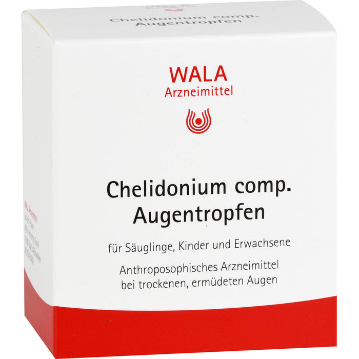 WALA Chelidonium comp Augentropfen bei trockenen, ermüdeten Augen, 30 pc Pipettes à dose unique