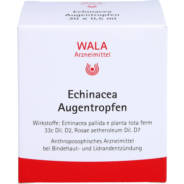 WALA Echinacea Augentropfen bei Bindehaut- und Lidrandentzündung, 30 pc Solution