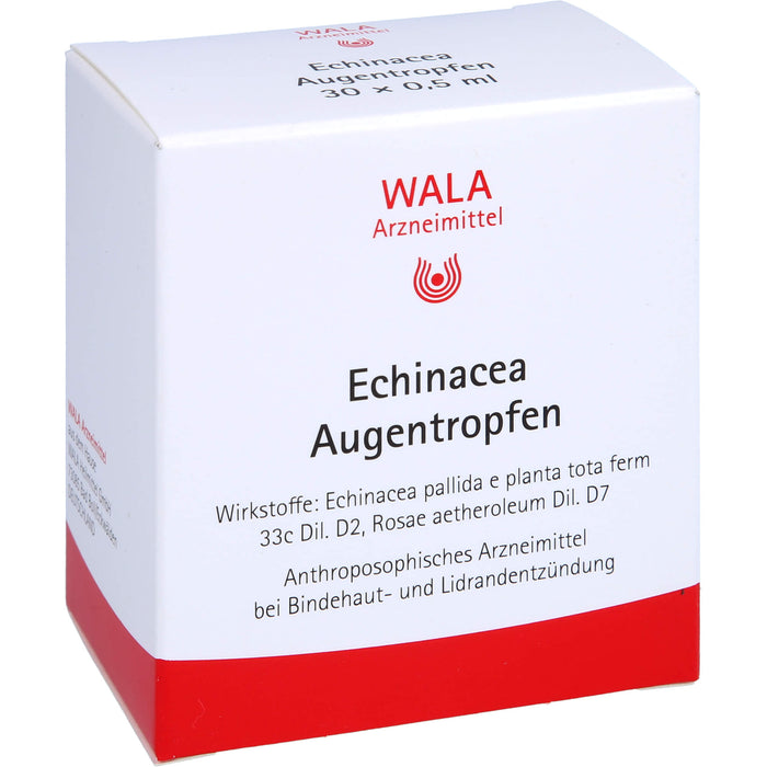 WALA Echinacea Augentropfen bei Bindehaut- und Lidrandentzündung, 30 St. Lösung