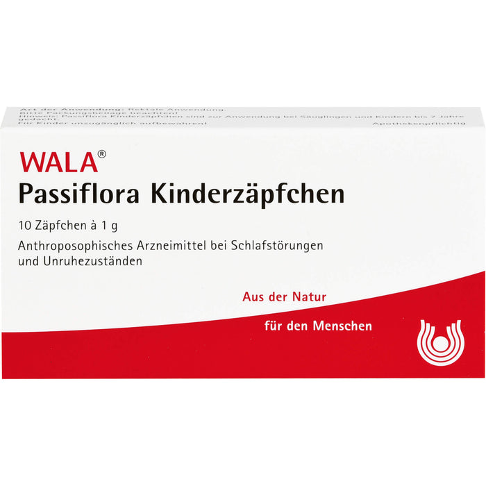 WALA Passiflora Kinderzäpfchen, 10 pcs. Suppositories