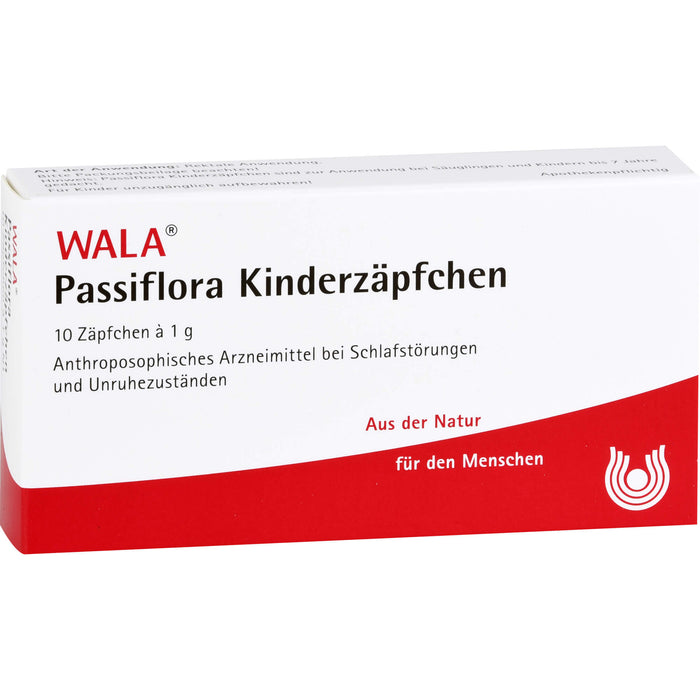 WALA Passiflora Kinderzäpfchen, 10 St. Zäpfchen