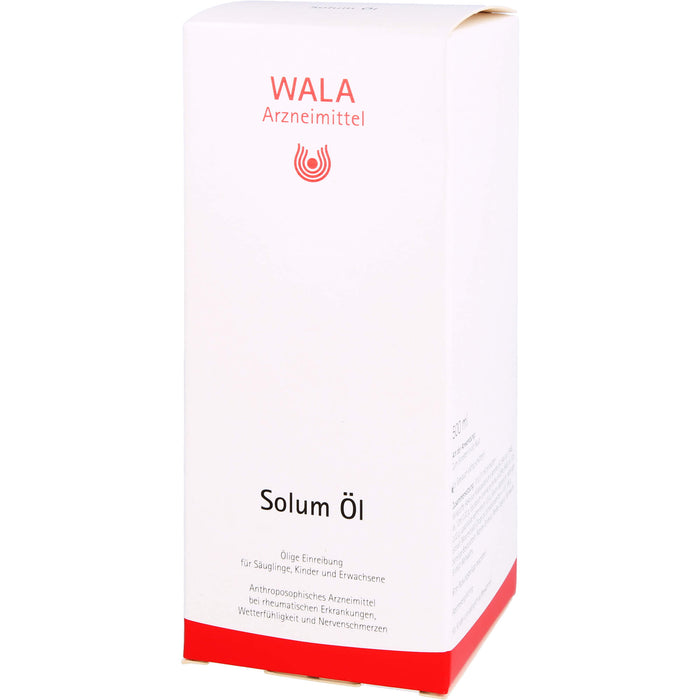 WALA Solum Öl Ölige Einreibung, 500 ml Oil