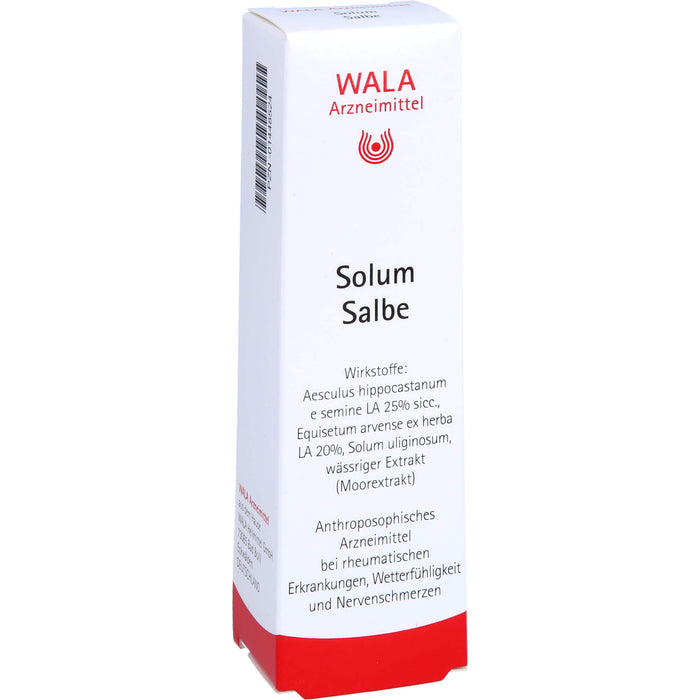 WALA Solum Salbe bei rheumatischen Erkrankungen, Wetterfühligkeit und Nervenschmerzen, 30 g Ointment