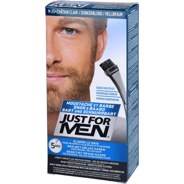 JUST FOR MEN Pflege-Brush-In-Color-Gel hellbraun, 28.4 ml Gel