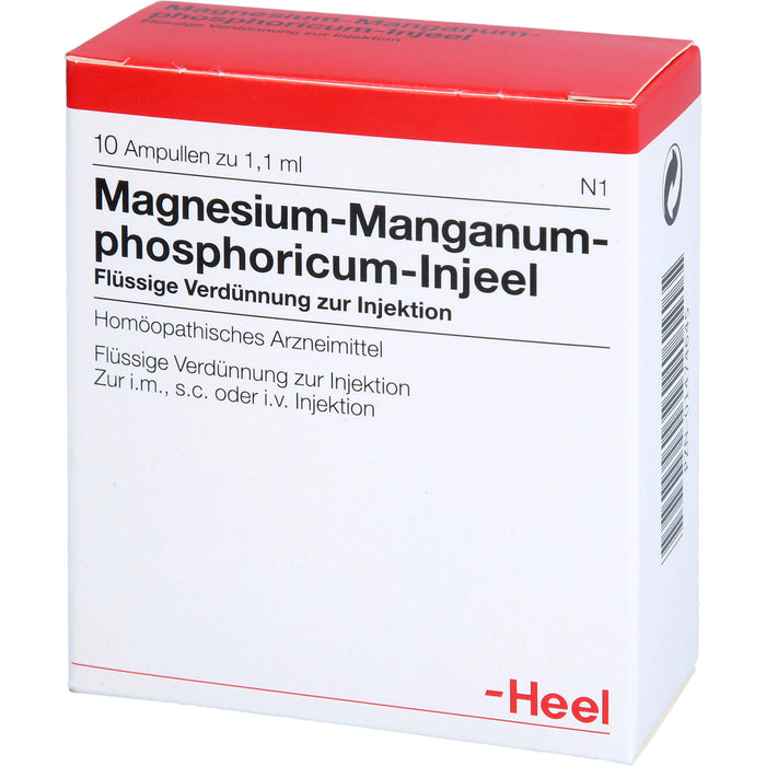 Heel Magnesium Manganum phosphoricum Injeel flüssige Verdünnung, 10 St. Ampullen