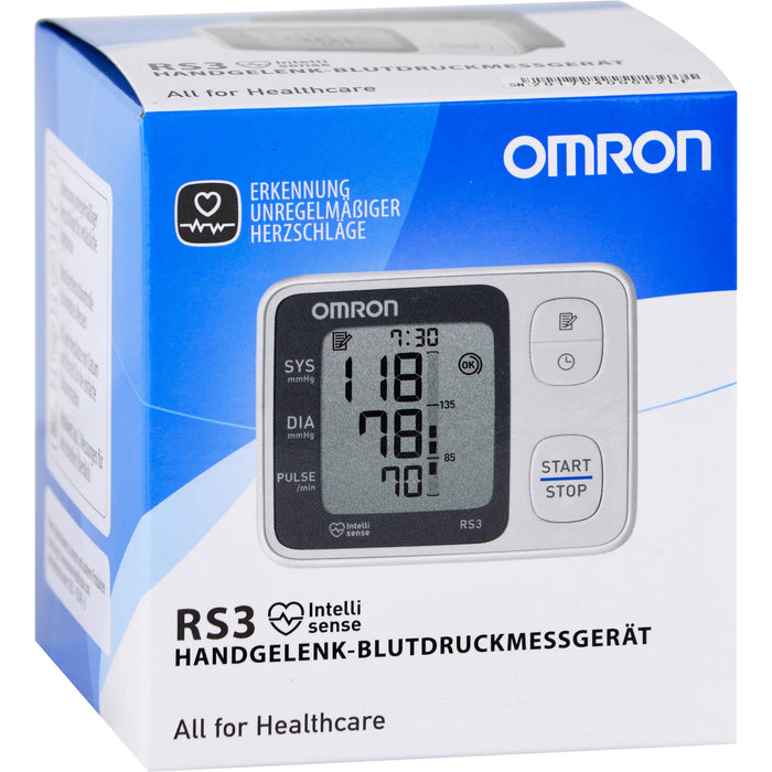 OMRON RS3 Handgelenk-Blutdruckmessgerät, 1 pc Contrôle de la pression sanguine