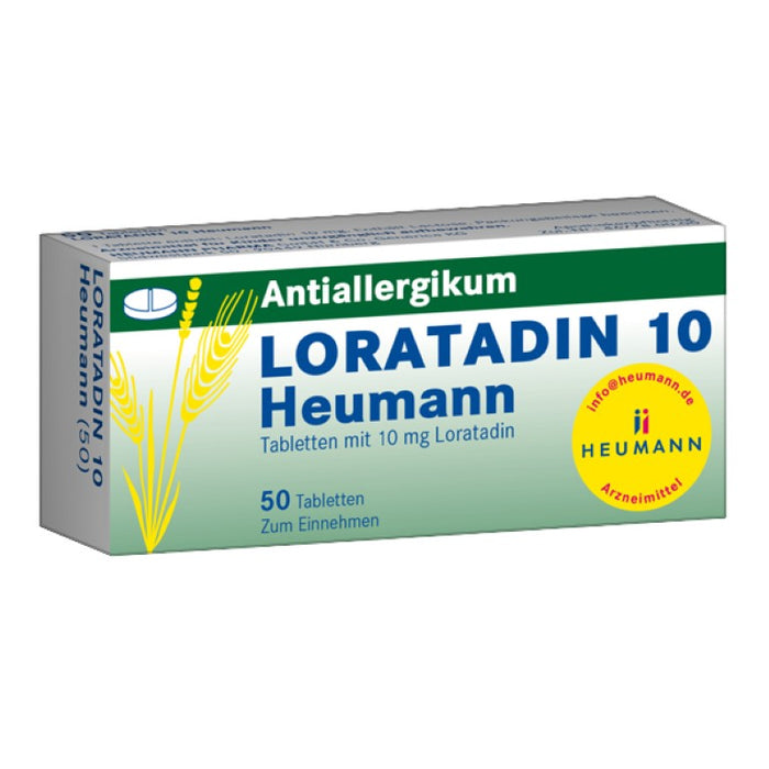 Loratadin 10 Heumann Tabletten Antiallergikum, 50 pcs. Tablets