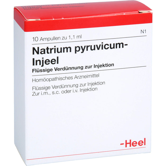 Natrium pyruvicum Injeel Amp., 10 St AMP