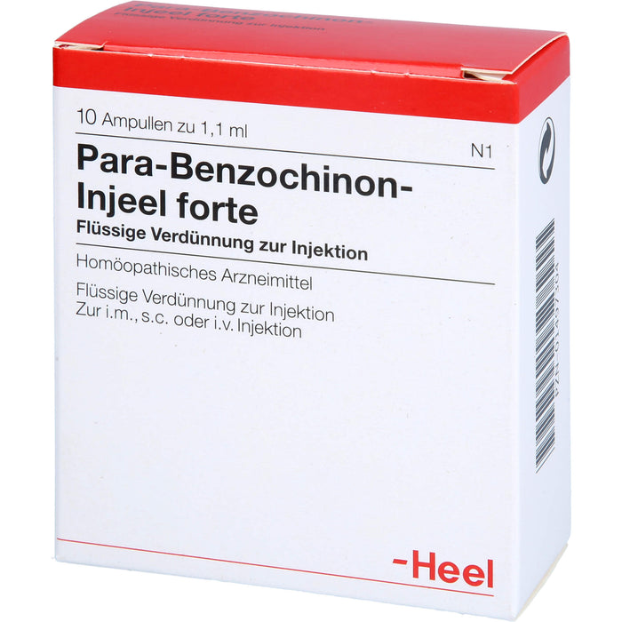 Para-Benzochinon-Injeel forte Inj.-Lsg., 10 St. Ampullen