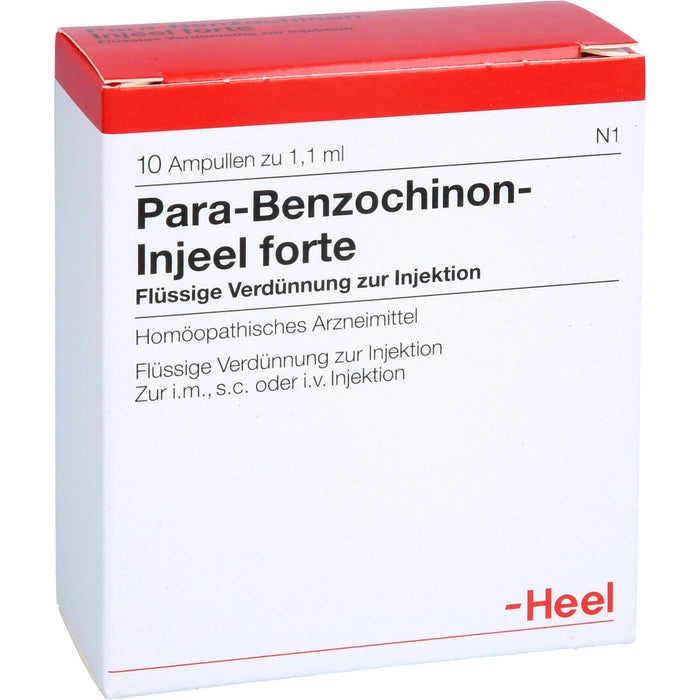 Para-Benzochinon-Injeel forte Inj.-Lsg., 10 St. Ampullen