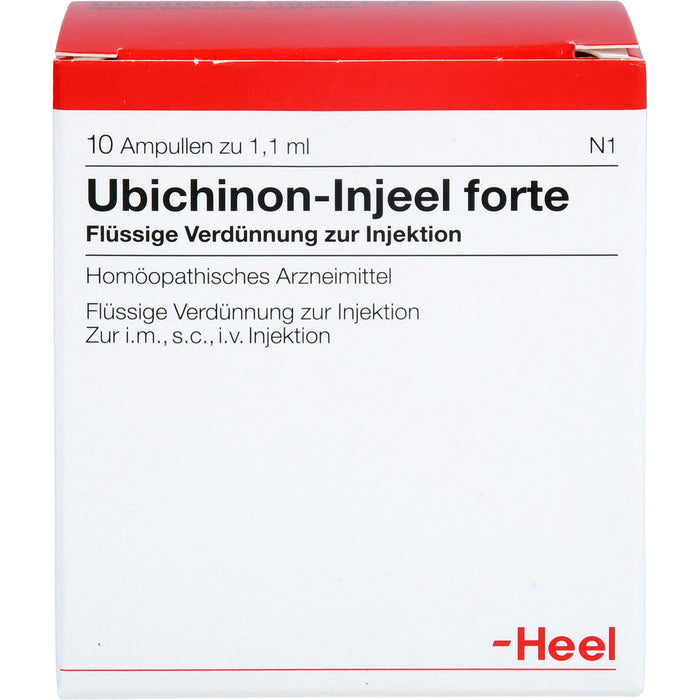 Heel Ubichinon-Injeel forte flüssige Verdünnung, 10 St. Ampullen