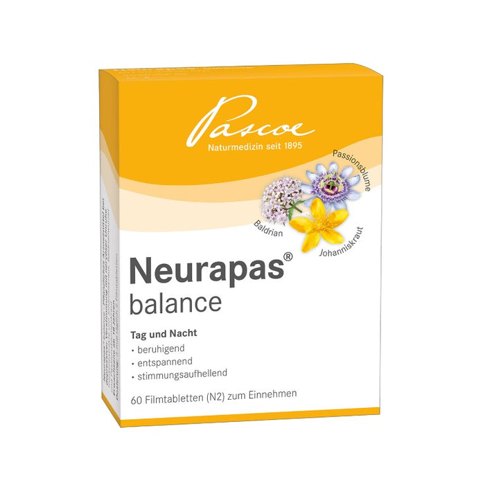 Neurapas Balance Tag und Nacht Filmtabletten, 60 pc Tablettes