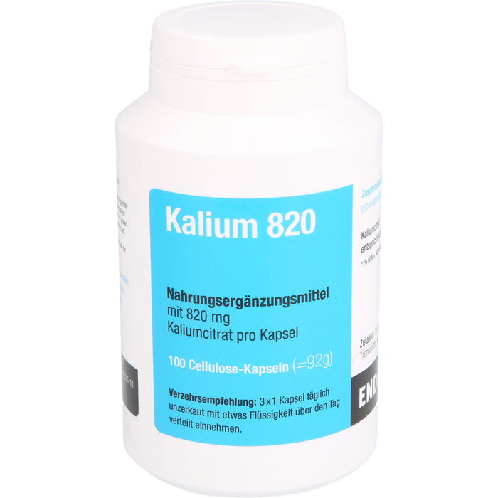 ENDIMA Kalium 820 Kapseln, 100 pc Capsules