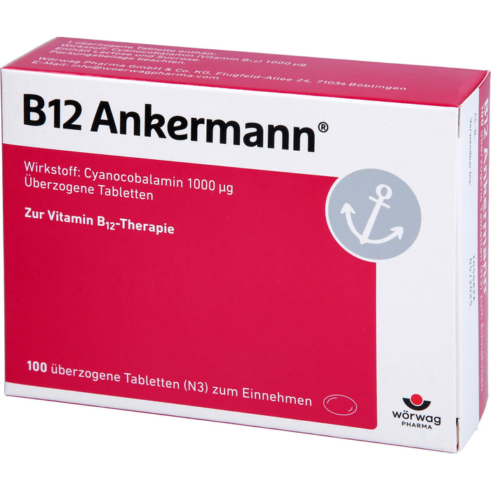 B12 Ankermann überzogene Tabletten, 100 pc Tablettes