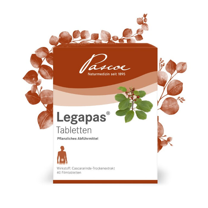 Legapas Tabletten bei Verstopfung, 40 pcs. Tablets