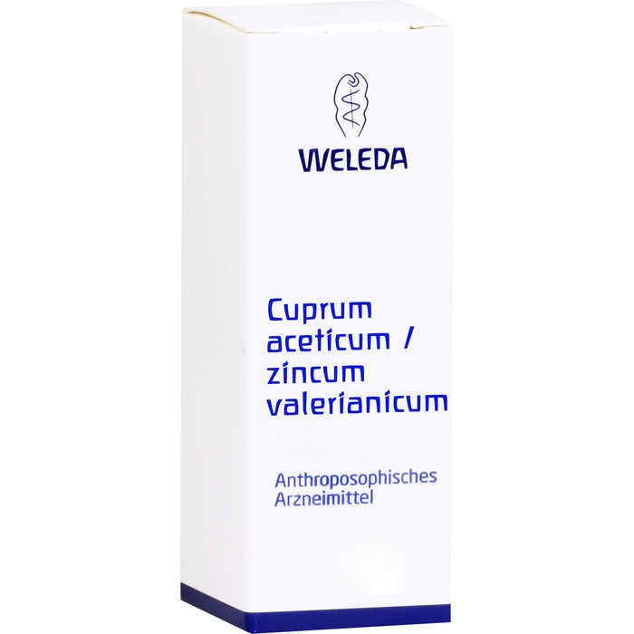 WELEDA Cuprum aceticum / Zincum valerianicum Mischung, 50 ml Solution