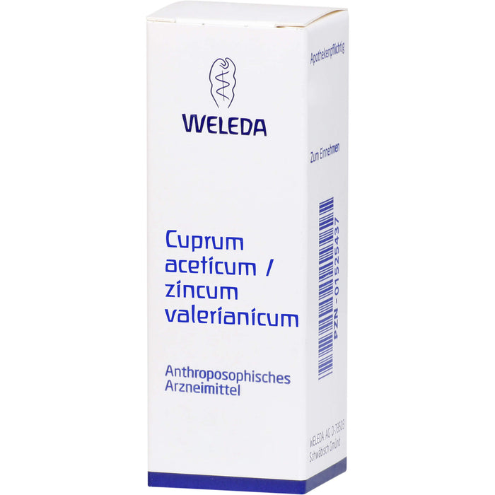 WELEDA Cuprum aceticum / Zincum valerianicum Mischung, 50 ml Solution