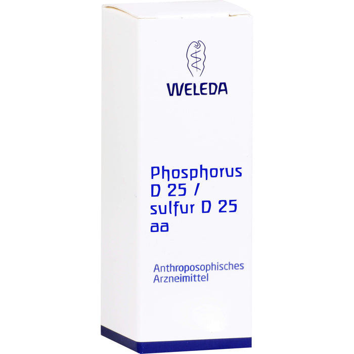 Phosphorus D25/Sulfur D25 Weleda Dil., 20 ml MIS