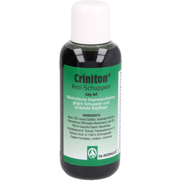 Criniton Anti-Schuppen Haarwaschlotion, 125 ml Solution