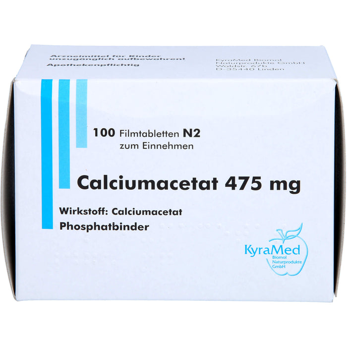 Calciumacetat 475 mg, Filmtabletten, 100 St FTA