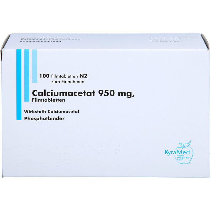 Calciumacetat 950 mg, Filmtabletten, 100 St FTA