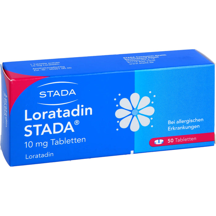 Loratadin STADA 10 mg Tabletten bei allergischen Erkrankungen, 50 pcs. Tablets