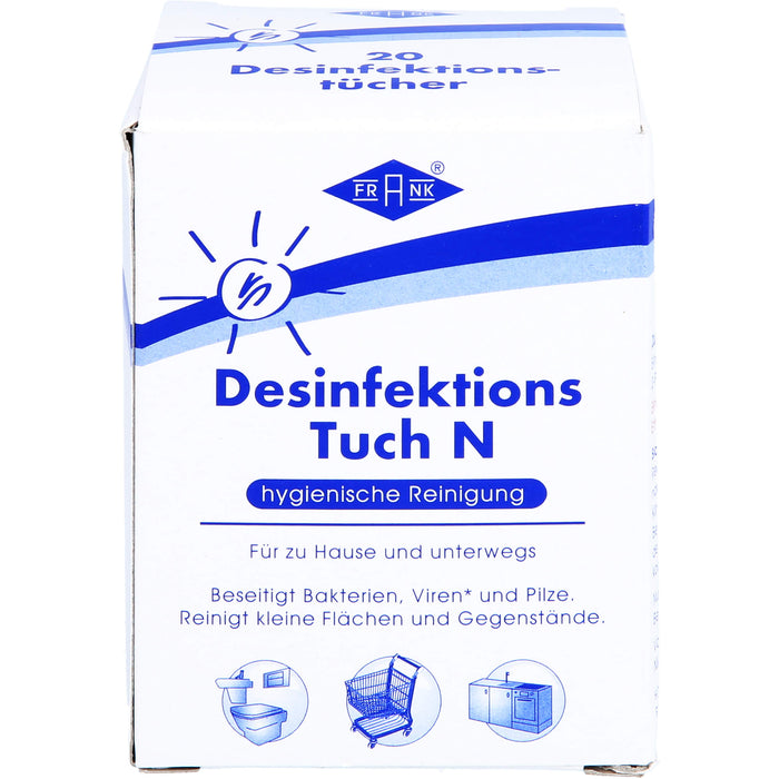 FRANK Desinfektions-Tuch N, 20 pcs. Cloths