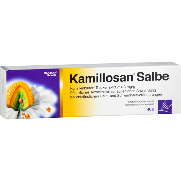 Kamillosan Salbe bei entzündlichen Haut- und Schleimhautveränderungen, 40 g Ointment