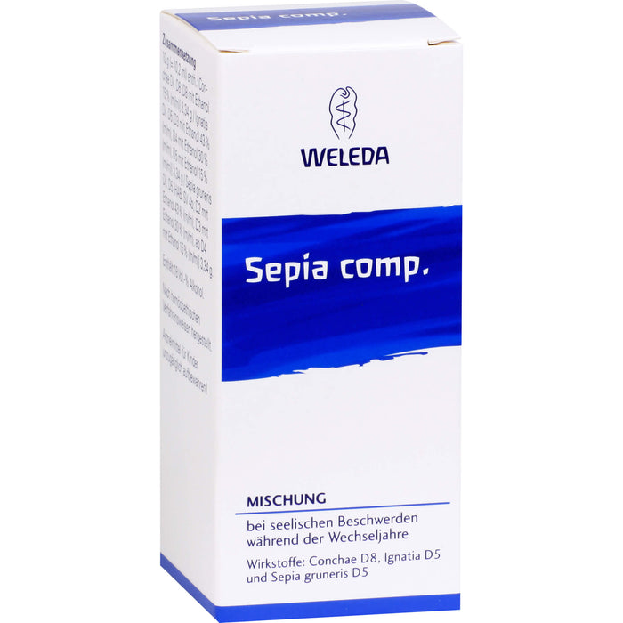 WELEDA Sepia comp. Mischung ei seelischen Beschwerden während der Wechseljahre, 50 ml Mixture