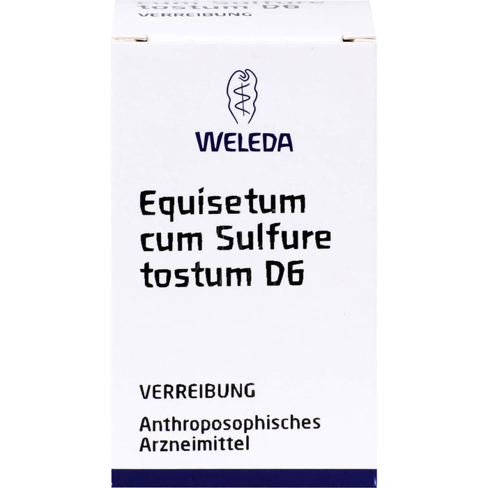 WELEDA Equisetum cum Sulfure tostum D6 Verreibung, 20 g Powder