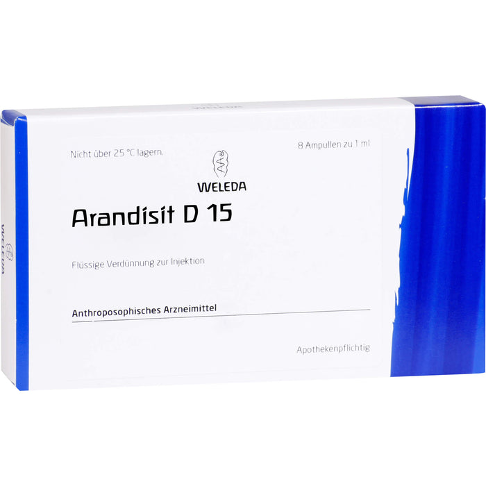 WELEDA Arandisit D15 flüssige Verdünnung, 8 pc Ampoules