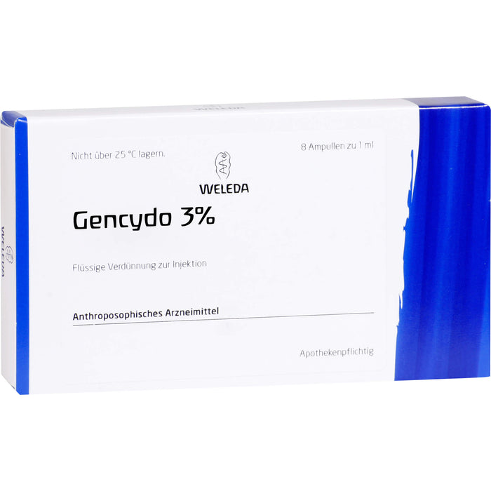 WELEDA Gencydo 3% Injektionslösung bei allergischen Erkrankungen, 8 pcs. Ampoules