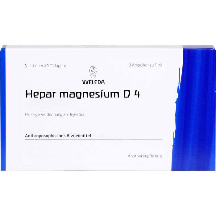 Hepar Magnesium D4 Weleda Amp., 8 St AMP