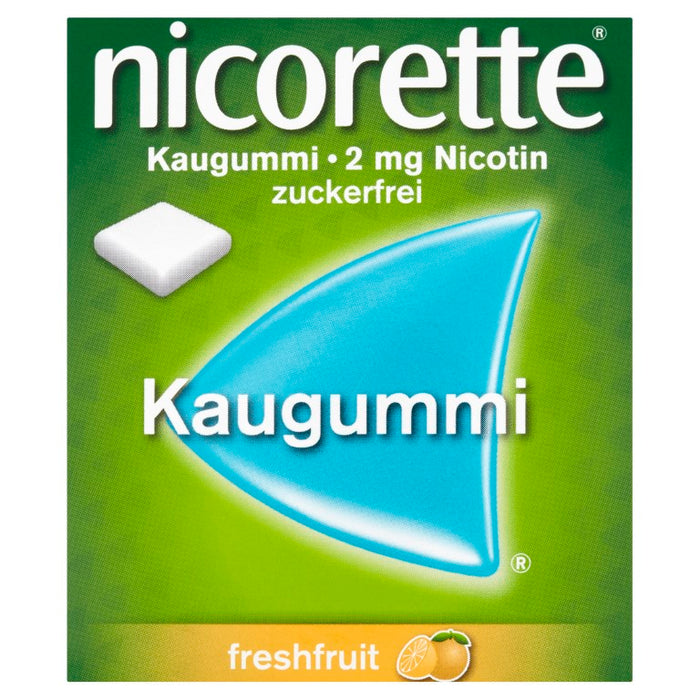 nicorette Kaugummi 2 mg Nicotin zuckerfrei freshfruit, 105 St. Kaugummi