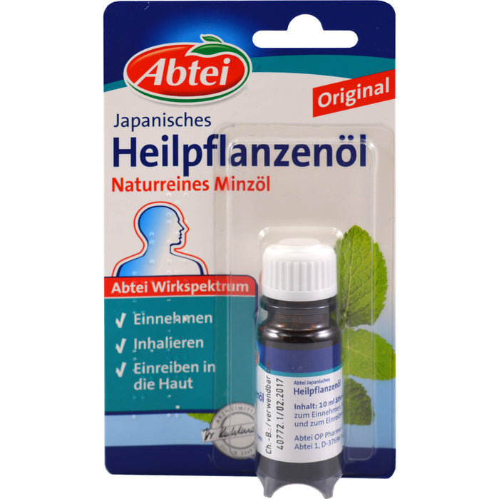 Abtei Original Japanisches Heilpflanzenöl, 10 ml Huile éthérique