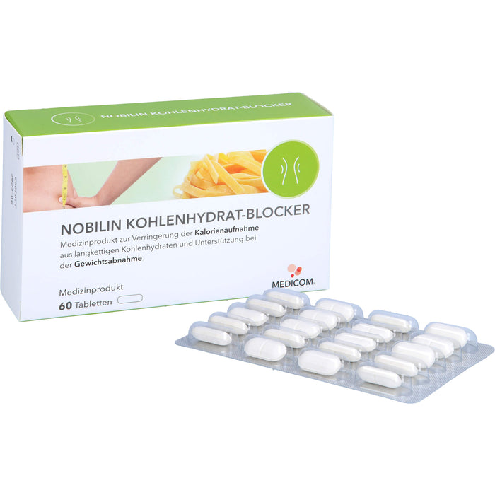 PhaSeo NOBILIN Kohlenhydrat-Blocker Tabletten, 60 pc Tablettes