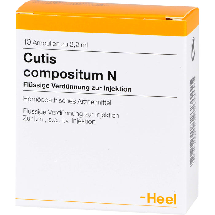 Heel Cutis compositum N Ampullen, 10 pcs. Ampoules