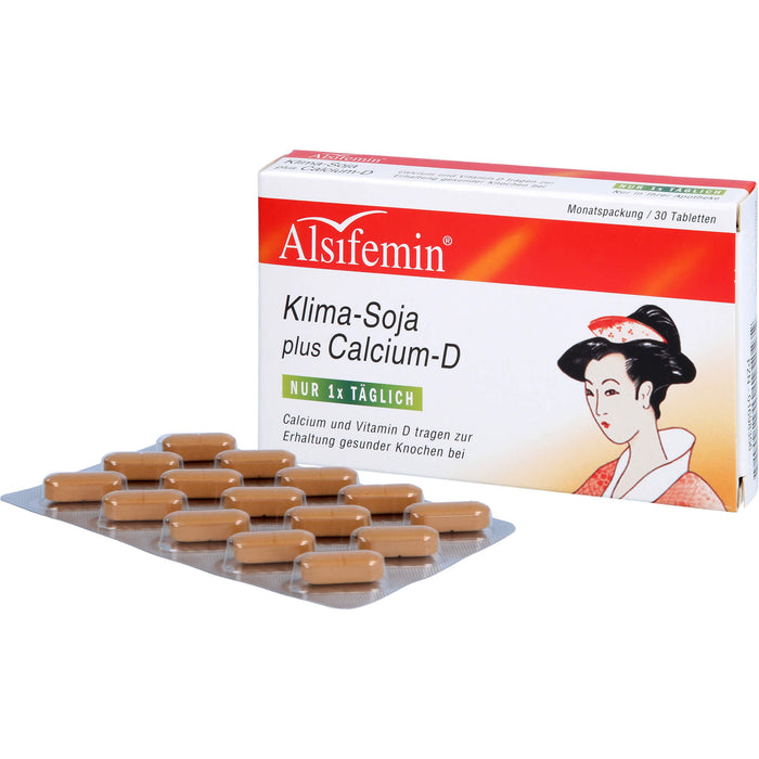 Alsifemin Klima-Soja plus Calcium-D Tabletten, 30 pcs. Tablets