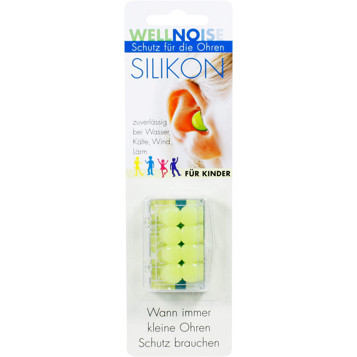 WELLNOISE Ohrenstopfen für Kinder Silikon, 8 pc Bouchons d'oreilles