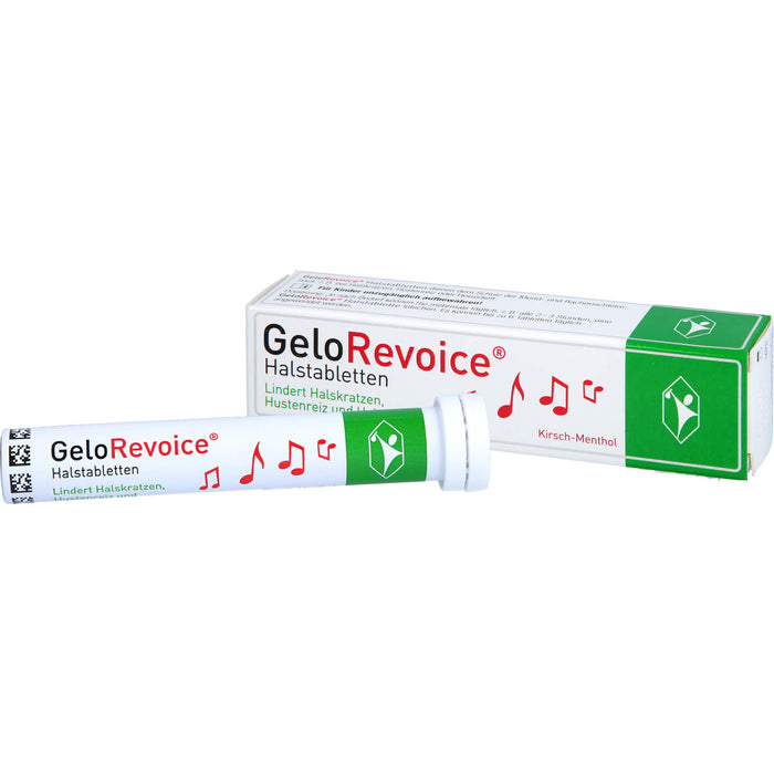 GeloRevoice Halstabletten Kirsch-Menthol, 20 pc Tablettes