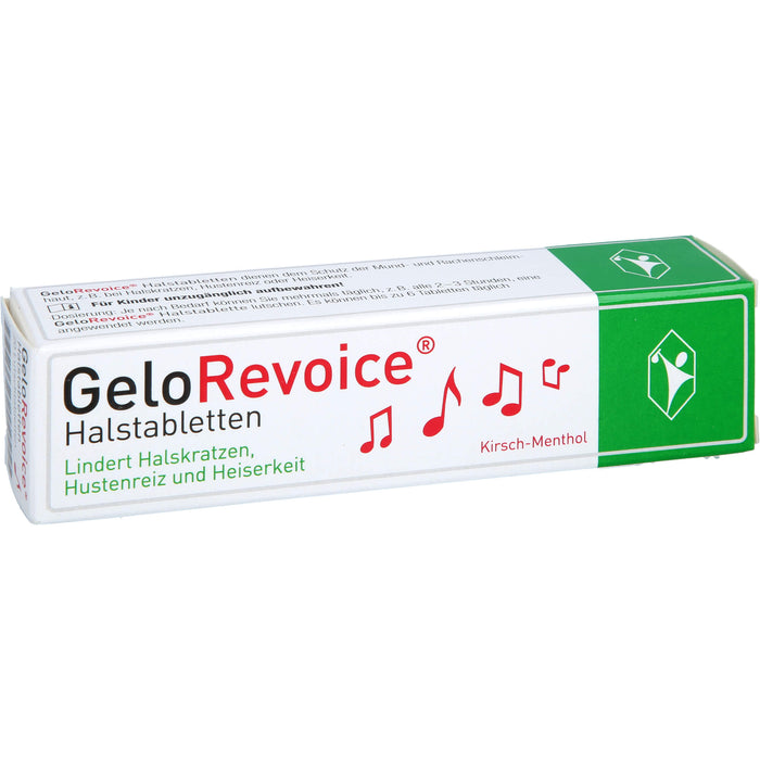 GeloRevoice Halstabletten Kirsch-Menthol, 20 pc Tablettes