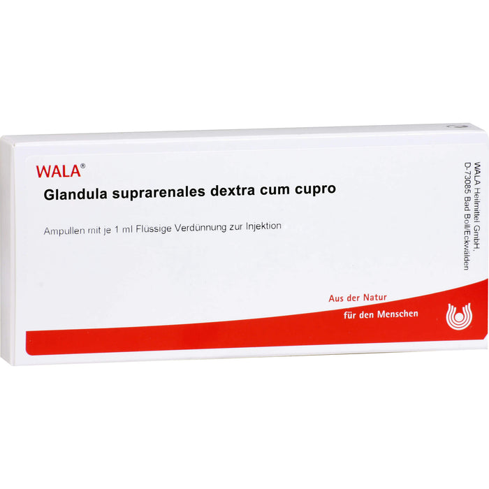 Glandula Supraren. Dextra c. Cupro coll. Wala Ampullen, 10X1 ml AMP