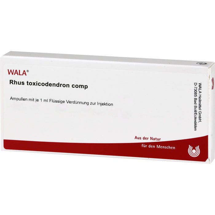 WALA Rhus toxicodendron comp. flüssige Verdünnung, 10 pcs. Ampoules