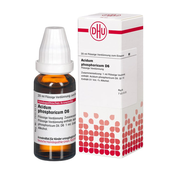 DHU Acidum phosphoricum D6 Dilution, 20 ml Lösung