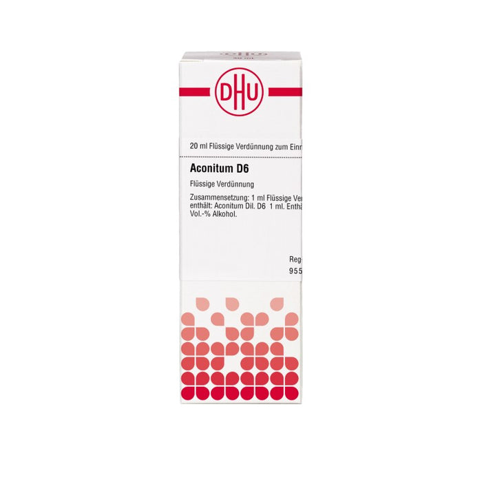 DHU Aconitum D6 Dilution, 20 ml Lösung