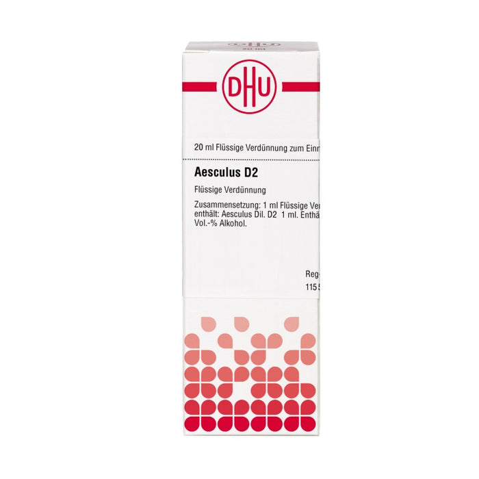 DHU Aesculus D2 Dilution, 20 ml Lösung