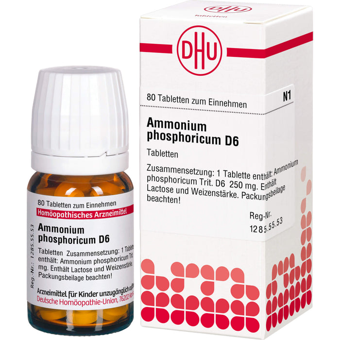 Ammonium phosphoricum D6 DHU Tabletten, 80 St. Tabletten