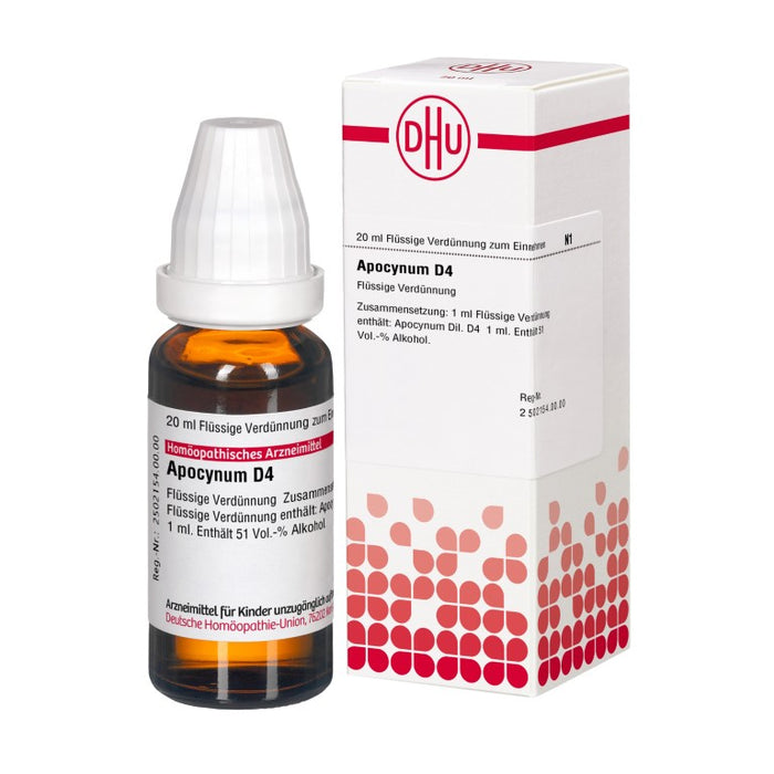 DHU Apocynum D4 Dilution, 20 ml Lösung